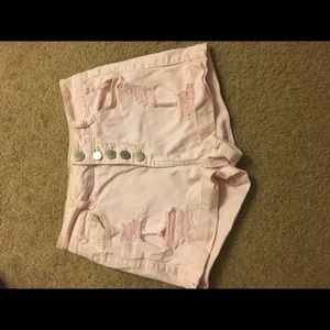 High Waisted Button up Shorts